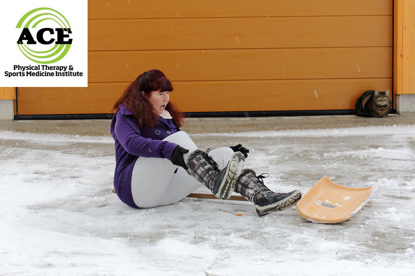 shoveling snow